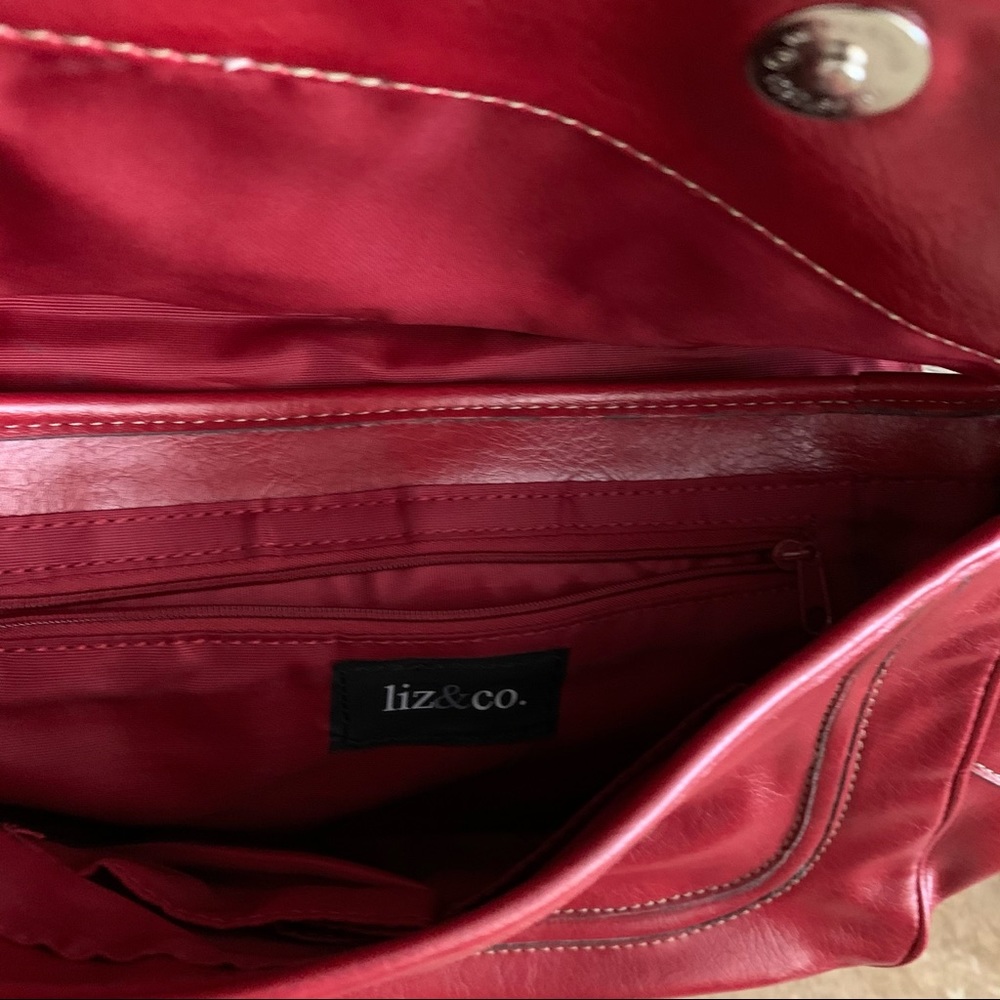 Liz & Co. Red Shoulder Bag - Picture 3 of 6